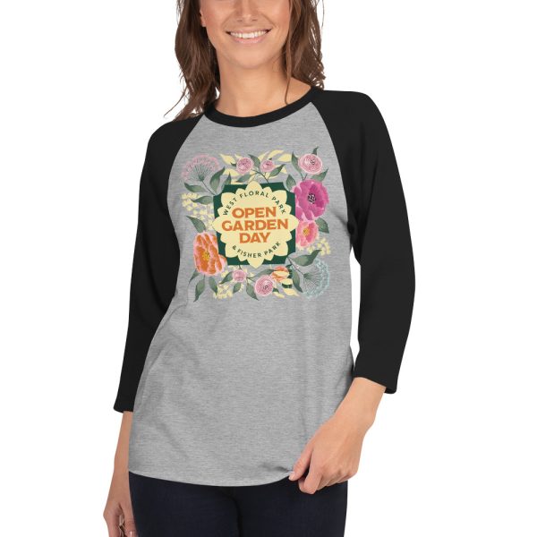 Unisex 3/4 Sleeve Raglan Shirt - Image 4