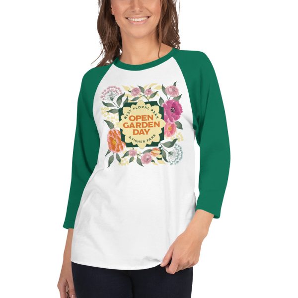 Unisex 3/4 Sleeve Raglan Shirt - Image 9