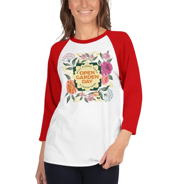 Unisex 3/4 Sleeve Raglan Shirt - Image 7